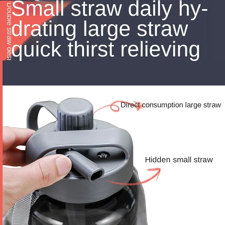 Water Bottle Large Capacity 1L2L 3L Super Large Straw Cup Portable Dinkware Plastic Space Cup Drink Bottle Outdoor Sports Kettle water bottle,sports water bottle,sports bottle,plastic water bottle,plastic cup