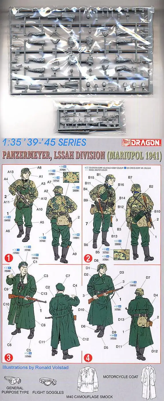 Dragon 6116 1/35 Panzermeyer LSSAH Division Mariupol 1941 for sale online 