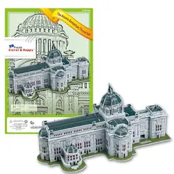 3D головоломка Таиланд старый Капитолий архитектурная модель бумажная головоломка обучающая игрушка