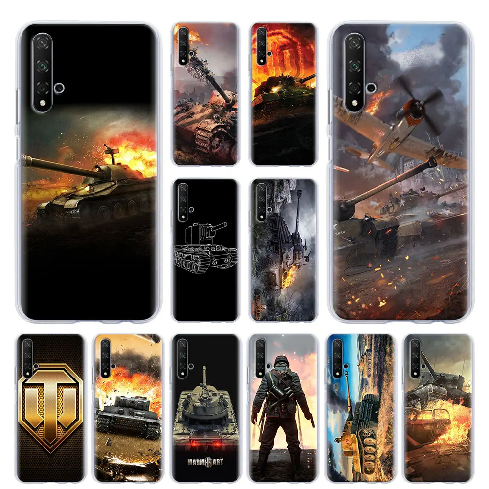 Чехол для телефона World Of Tanks для Honor 20 Pro 10 20 Lite 20i Honor 8X 9X 8A Pro 8C 8S Play 3e