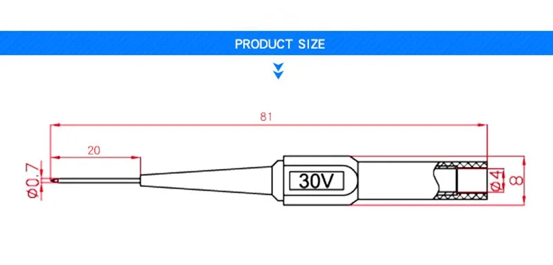 1 шт., 4 мм, тестовый зонд, нержавеющая сталь, игла, тестовый наконечник er, Наконечник Зонда для мультиметра, набор инструментов, тестовые зонды, игла для штепсельной вилки типа "банан"