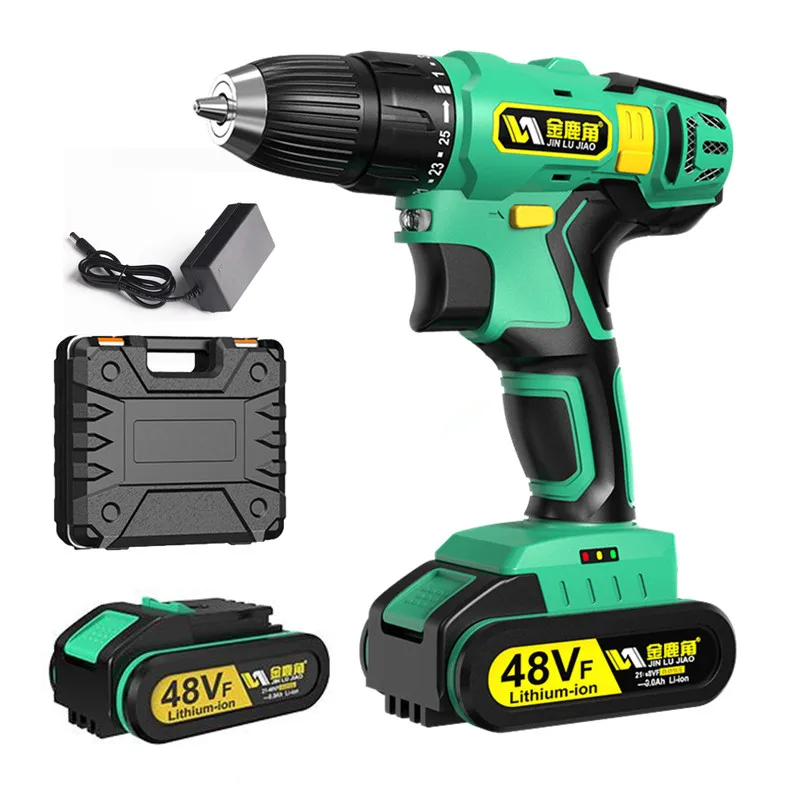 21V Hand Drill lithium battery Electric Screwdriver Power Tools Mini Drilling Wood Cordless tool | Инструменты