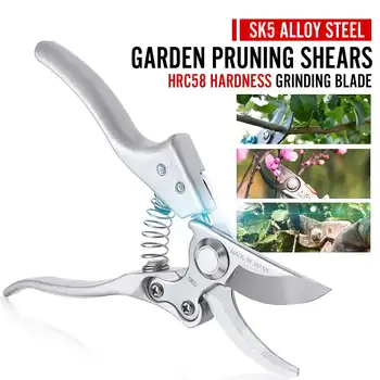 

Pruning Shears Garden Fruit Grafting Home Gardening Plant Sharps Branch Pruners SK5 Alloy Steel 1 piece Handle Elbow Shears