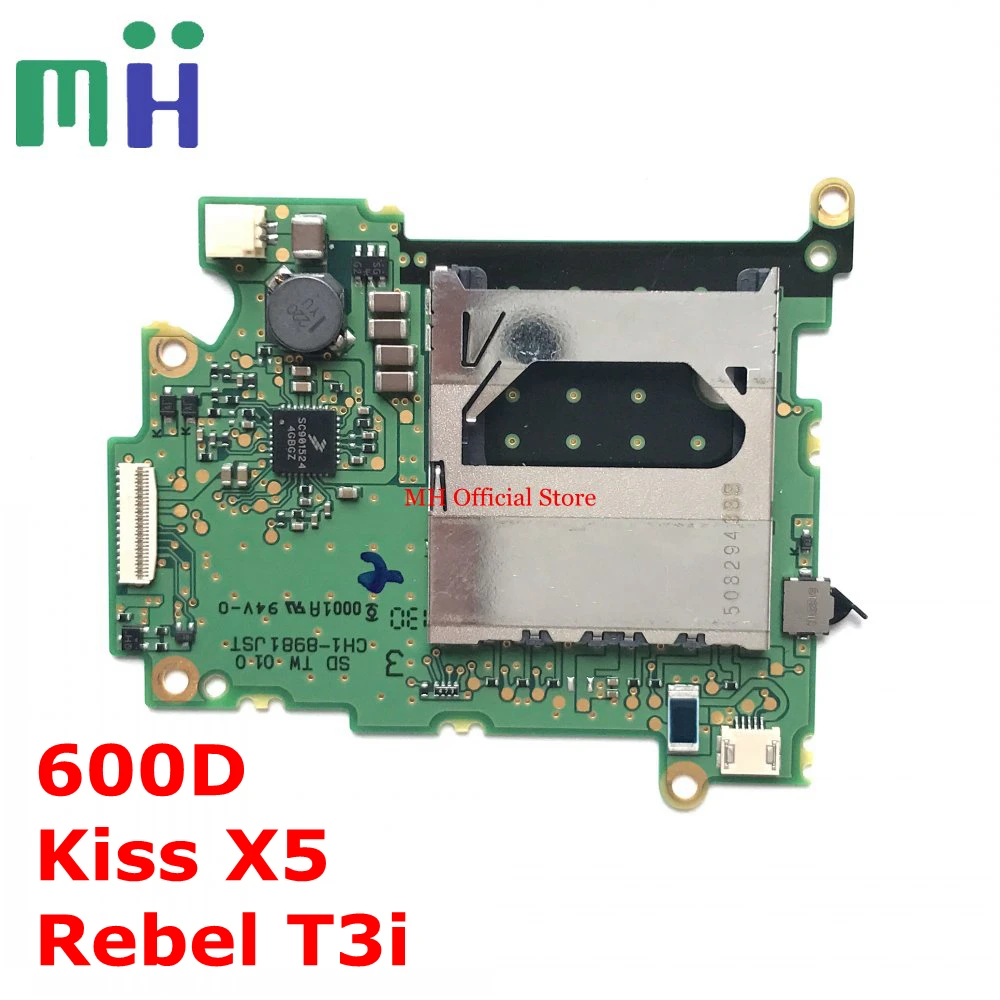 For Canon 600d / Eos Rebel T3i / Kiss X5 Sd Memory Card Slot Board
