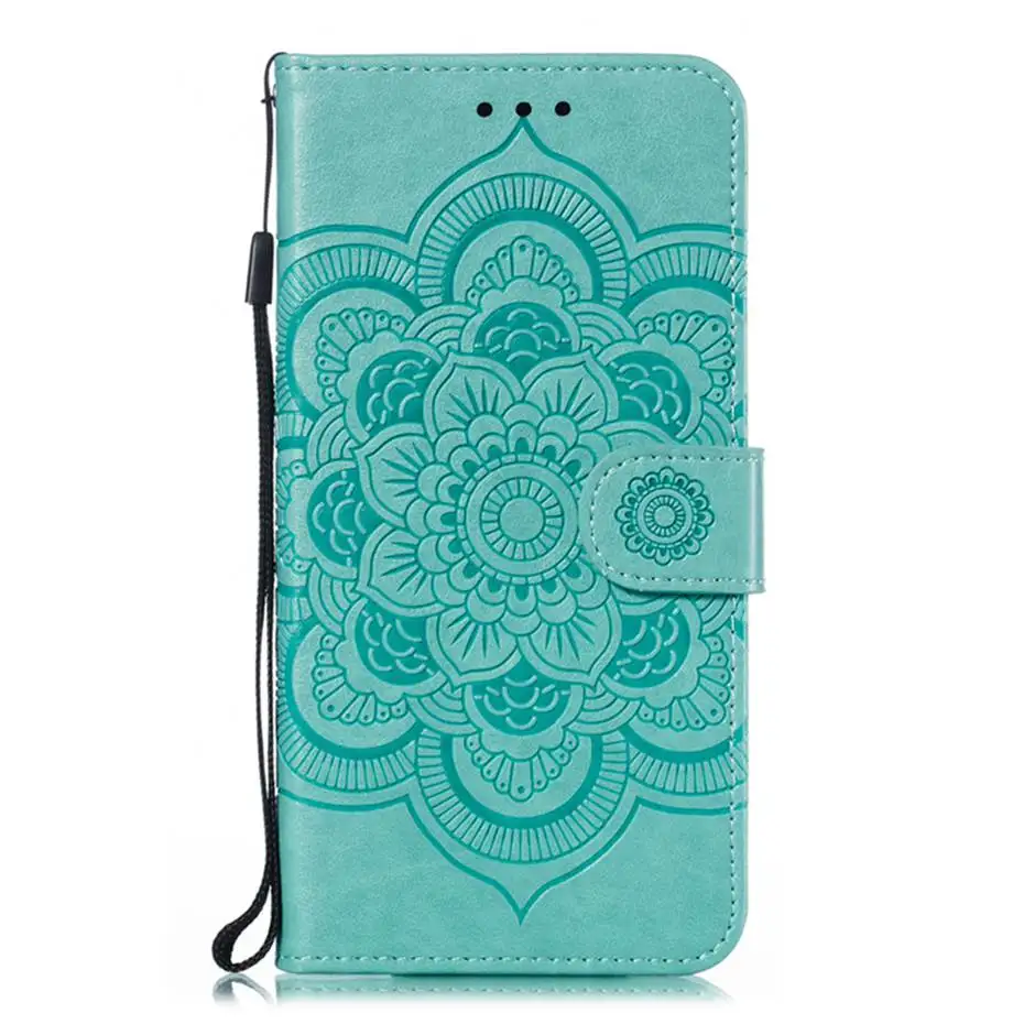 Premium PU Leather Flip Wallet Cover - Universal Fit