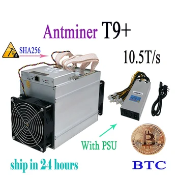 

New AntMiner T9+ 10.5T Bitcoin Miner with 1800W PSU Delivery within 24 hours Economical Asic BTC BCH Economical Server