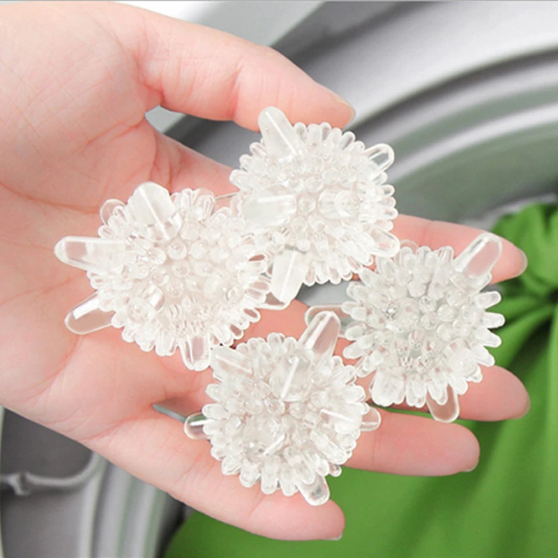 

Anti-winding Transparent Reusable Laundry Ball Solid Rubber Washing Balls Strong Decontamination Cleaning Products Clothes Care