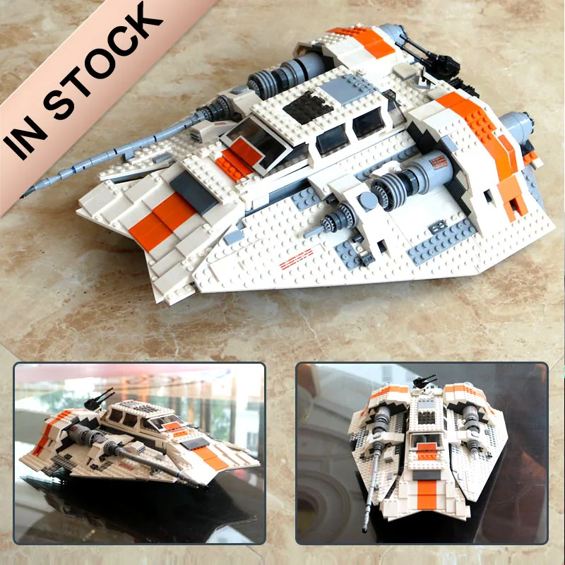 

In stock 05084 Star Wars Movie The Snowspeeder model 1703Pcs Building Blocks Compatible with 75144 Bricks Christmas Gifts