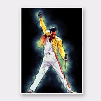 

Freddie Mercury Poster Art Canvas Poster Room Decor (No Frame)