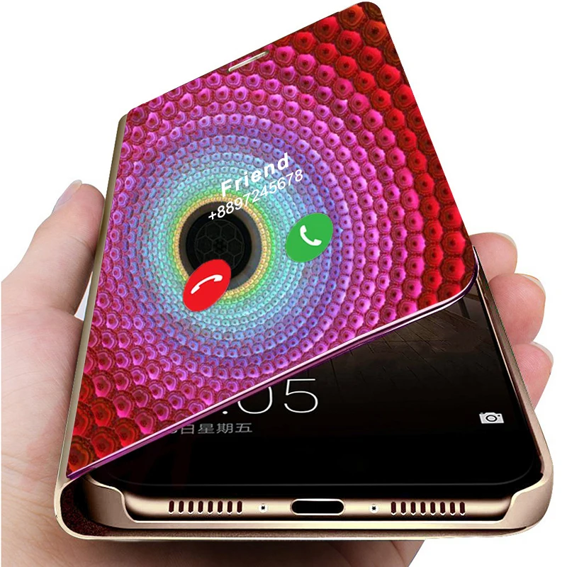 Зеркальный чехол для телефона OPPO Realme 6 pro X50 5 6I F15 A91 F1 plus A9 A52 A72 A92 A31 A11 A8 A5 find X2 Reno Z 2F Ace