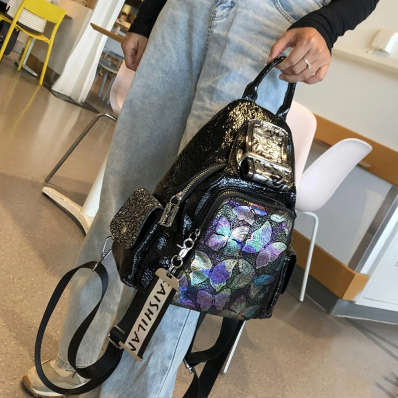 High Quality Luxury Butterfly Backpack Amazon.com | WZLVO 3PCS Butterfly Backpack for Girls, 16  main image 3