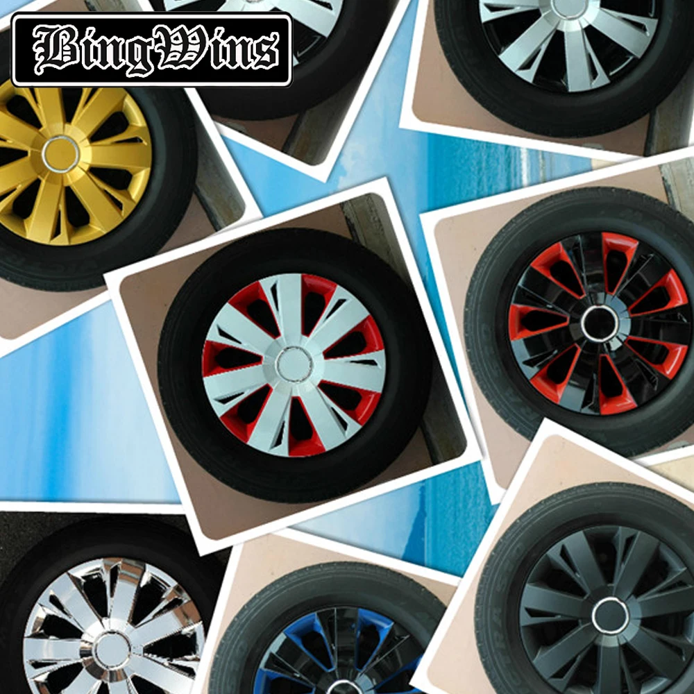

BingWins Car styling 14 15 16 inch For Jetta / Fit / Cruze / Excelle Suitable for iron and steel ring installation wheel cover