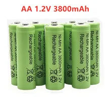 

2022 2021 New Rechargeable battery AA Battery 1.2V 3800mAh pre-charged recharge ni mh rechargeable battery For camera microphone