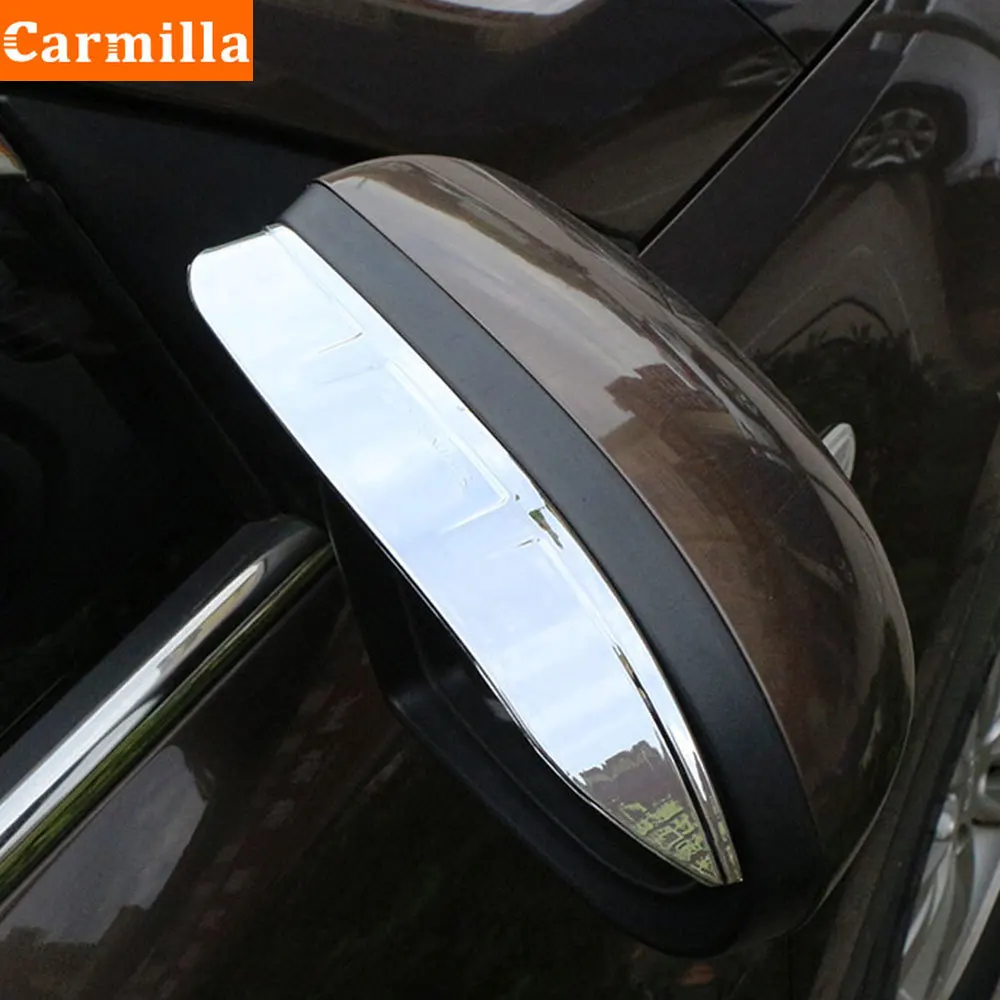 Carmilla 2Pcs/Set ABS Chrome Rain Visor for Kia Sportage 3 R 2011 2012 2013 2014 2015 Rearview Mirror Cover Trim Accessories | Автомобили