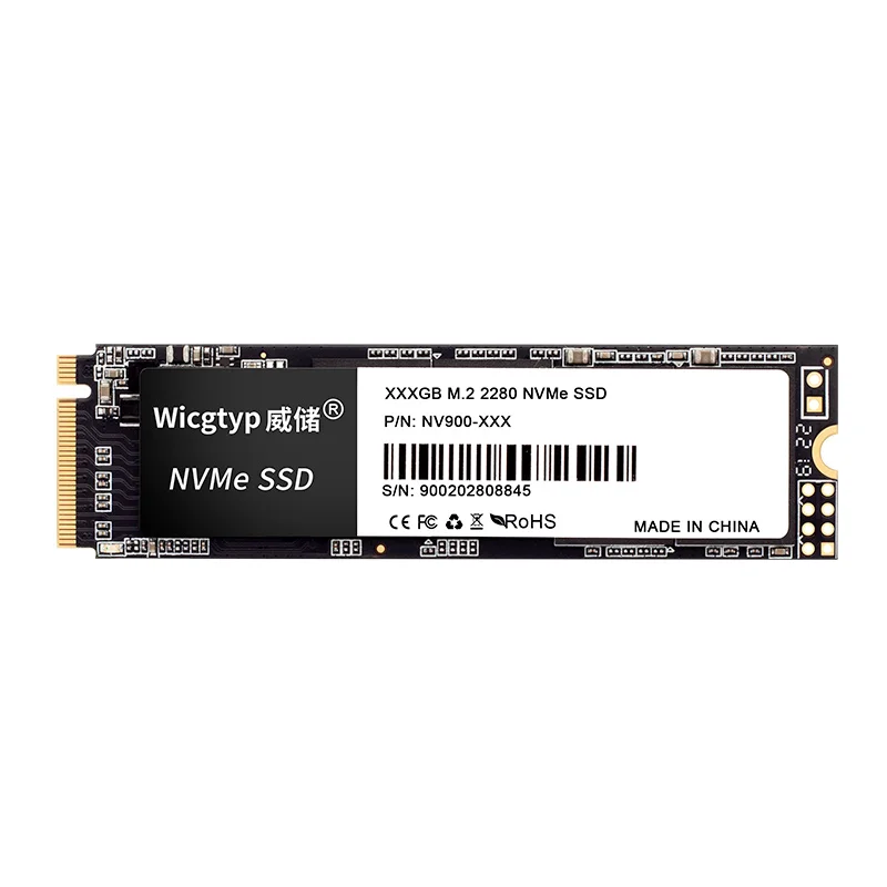 Wicgtyp M.2 SSD PCIe 128 ГБ 256 512 ТБ жесткий диск NVMe pcie внутренний для ноутбука MSI/Thinkpad P50 |