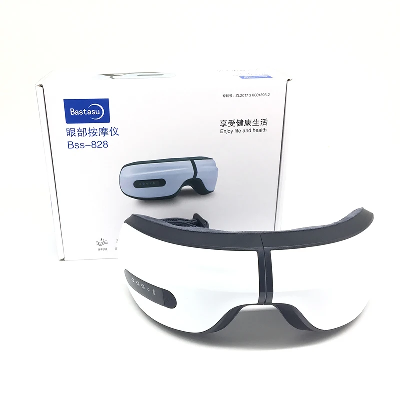 Электрическое устройство для массажа глаз с подогревом Уход за глазами теплая вибрационная машина снятие усталости Акупунктура Массаж сна очки