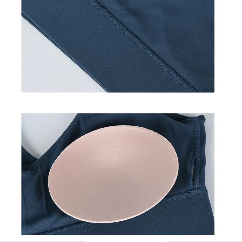 Lulu Sexy Tank Top Multicolor Buttery Soft Fitness Bra Deep V Support Top Tight Yoga Vest No Steel Ring With Removable Chest Pad