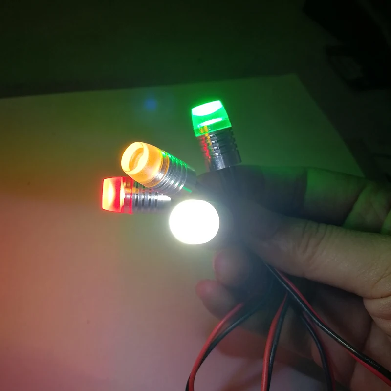 1,5 W Super Helle 12V LED Licht Signal Suchscheinwerfer mit JST Stecker für RC Drone Quadcopter Fixed-flügel flugzeug Teil – Detail 7