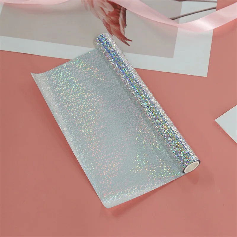 Diy Craft Materials Imitation Foil Paper Foil Paper 19.3cmx5m Toner Reactive Foil by Laser Printer and Laminator Paper Holographic Heat Transfer Crafts Foils DIY Tool