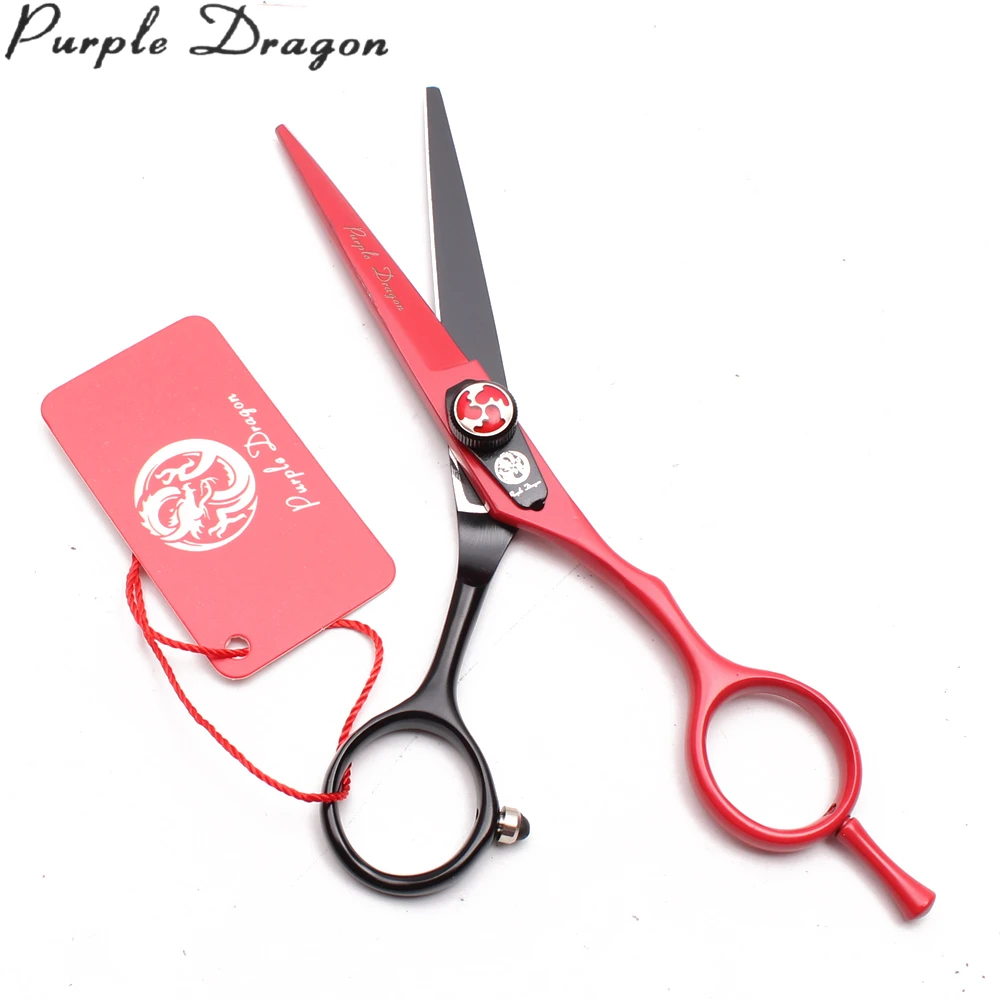 Stainless Purple Dragon Violet Color Dog Scissors Straight Shears Thinning Shears Professional Grooming Scissors 5.5