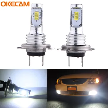 

2PCS 12v LED DRL Daytime Running Light Car Fog Lamp for Ford Infiniti Hyundai Honda Chevrolet Auto Driving Light White LED Bulb