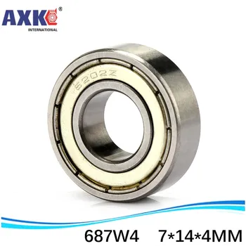 

687W4 687W4ZZ 687 4 7*14*4 miniature deep groove ball bearing 687/4ZZ S687W4 S687ZZW4 7x14x4 bearing