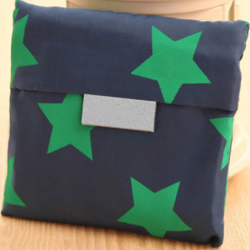 Новая модная Складная многоразовая зеленая хозяйственная сумка с принтом, сумка-тоут, удобная вместительная сумка для хранения