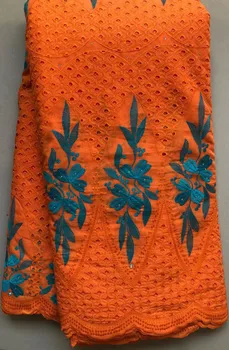 

Pure Cotton Design Swiss Voile Lace In Switzerland With Stones African Dry Lace Fabric High Quality Nigerian For Wedding SLL4850