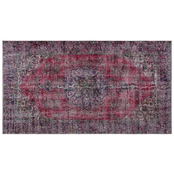 

Handmade Natural Vintage Turkish Area Rug 115x209 Cm-3'9''X6'10''