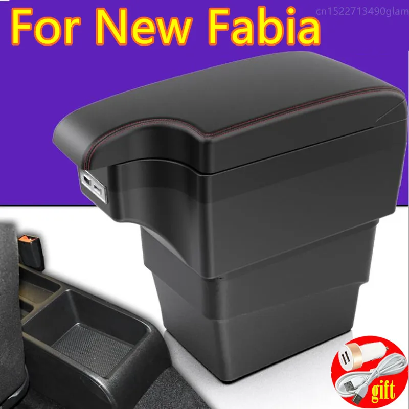 Подлокотник для нового Fabia центральный контейнер хранения подлокотник 3 mk3 с