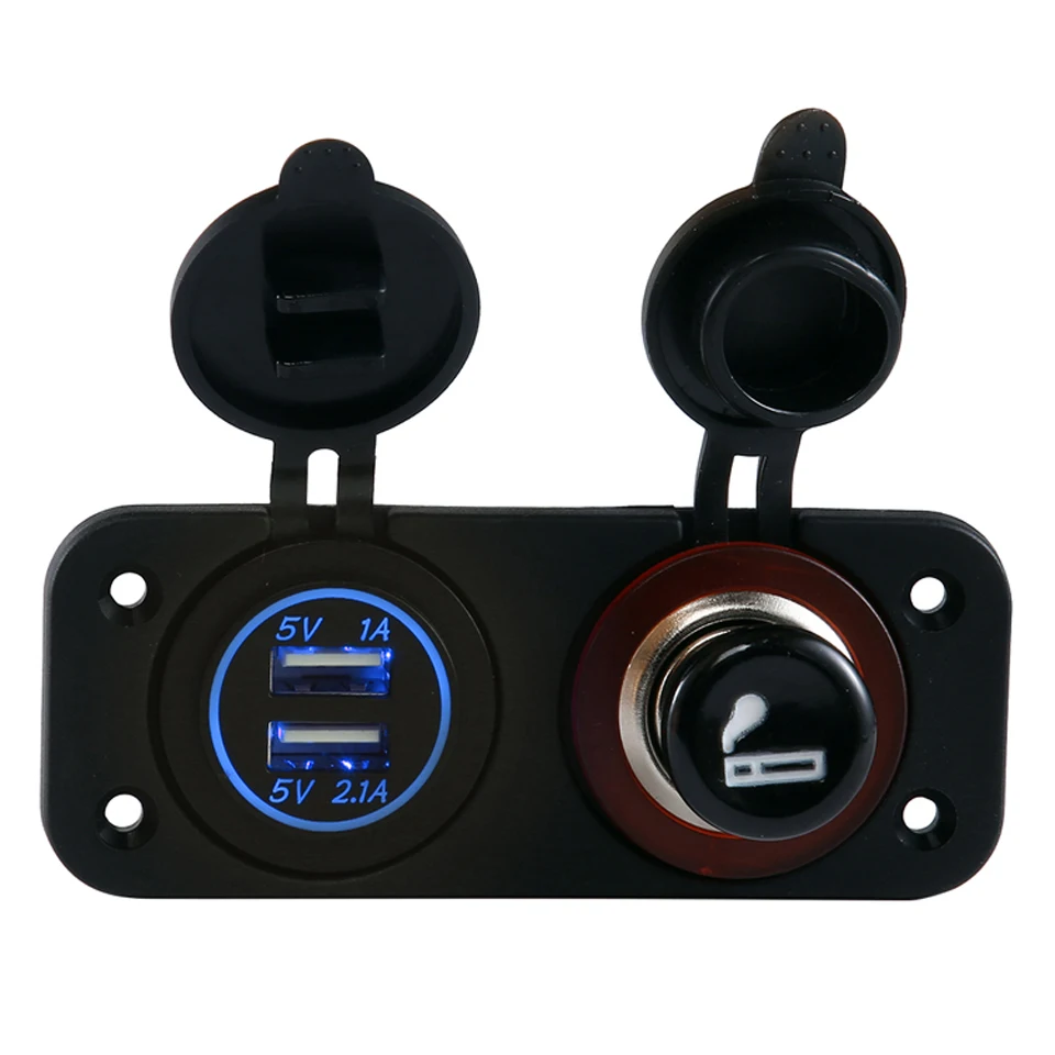 

Auto Electric 12v Mini DC Round Digital Voltmeter with Cigar Socket