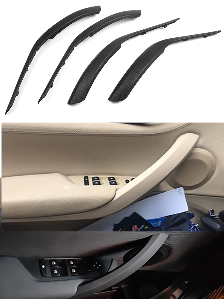 Интерьер автомобиля внутренние двери панелей, ручек тянуть Накладка для BMW X1 E84 2010 2011 2012 2013 автомобильные аксессуары