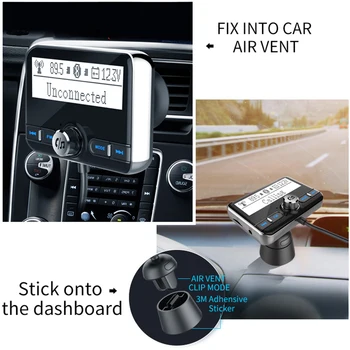 

Car Mp3 Players 2.4" LCD Display BC31 Bluetooth FM Transmitter Handsfree Wireless Bluetooth Auto Charger