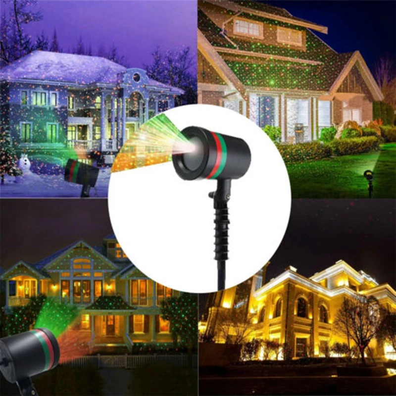 

Christmas Star Projector Light LED Moving Outdoor Landscape Stage Spotlight Light