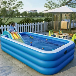 Outdoor Inflatable Swimming Pool Slide Kit Inflatable Removable Pool Outdoor Large Pisina Inflavel Infantil Water Sports AB50YC