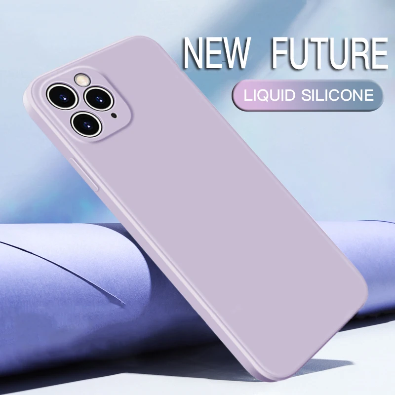 Разноцветный Мягкий Жидкий Силиконовый ТПУ чехол для телефона iPhone 12 11 Pro max x xs xr 3D