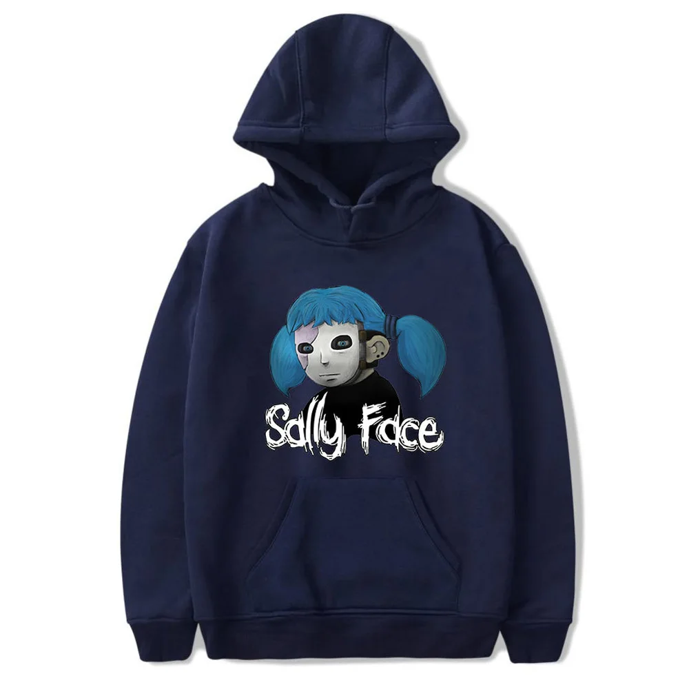 Sally Face Толстовка с капюшоном для мужчин и женщин, хлопковый пуловер с длинным рукавом, пальто, толстовки, костюм, Прямая поставка