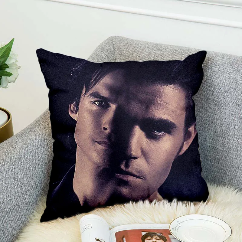 the Vampire Diaries Pillow Case Polyester Decorative Pillowcases Throw Pillow Cover style-3