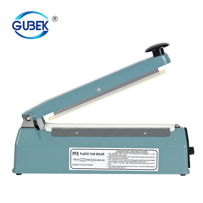200/300/400mm Impulse Manual Hand Sealer Heat Sealing Machine Plastic PE Aluminum Film Sealer 3