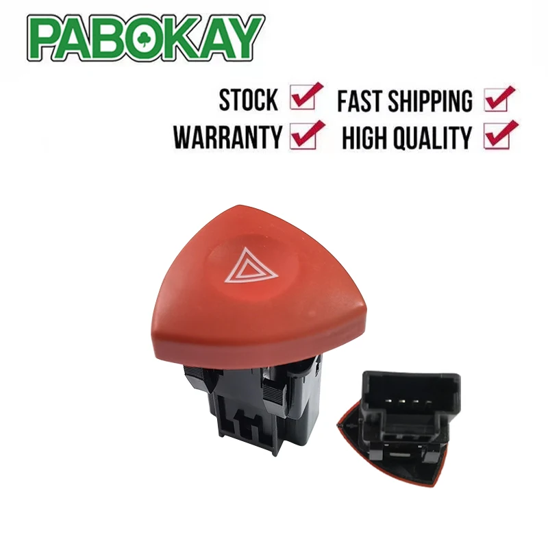 Hazard Warning Light Switch for Vauxhall Vivaro Trafic Renault Laguna