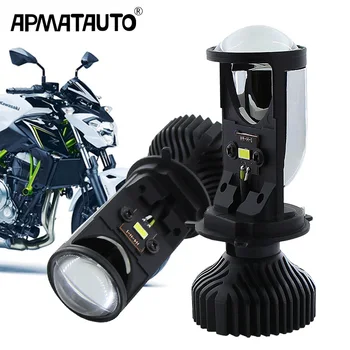 

1pcs Motorcycle 12V H4 Hi/Lo Projector Lens beam Moto LED Headlight White for Kawasaki Z650 / Vulcan S 650/ VersyX300