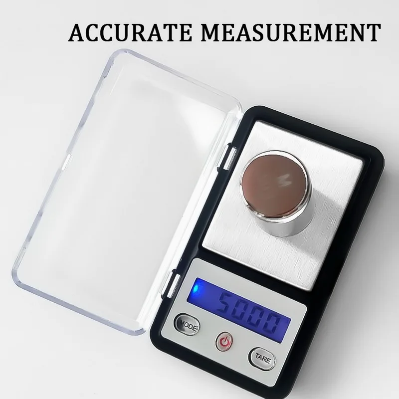 

0.01g Electronic Kitchen Scale Digital Food Scale Stainless Steel Weighing Scale LCD High Precision Measuring Tools