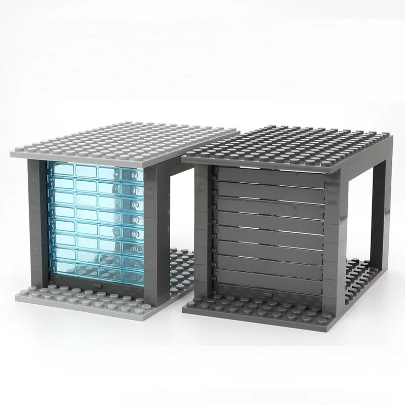 Creativecar Rolling Gate Rolling Shutter Door Garage House Figures City Friends Blocks Playmobil Parts Building Bricks Mini Toy