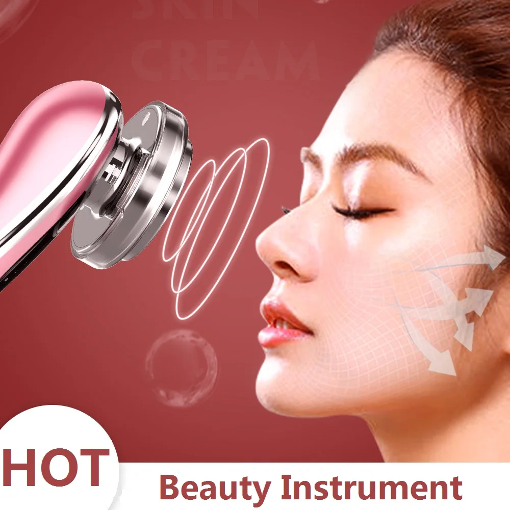 Powerful Multi-function EMS Beauty Instrument LED Photon Light Therapy Facial Skin Care Tool Device Face Lifting Tighten Machine | Красота и
