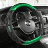 D Shape Steering Wheel Cover PU Leather for Geely Atlas Emgrand EC7 Coolray VW Golf 7 Hyundai Santa fe 2014-2022 ► Photo 3/6