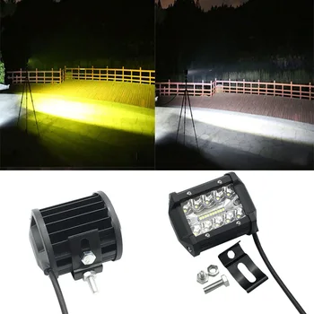 

60W LED Light Bar LED Work Lights Driving Fog Lights for Off Road Truck Car ATV SUV Jeep