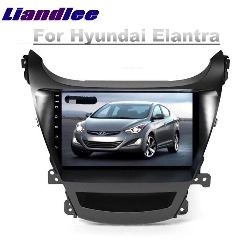 Для hyundai Elantra 2013 ~ 2015 NAVI LiisLee автомобильный мультимедийный плеер gps карты wifi Аудио CarPlay аксессуары Радио Навигация
