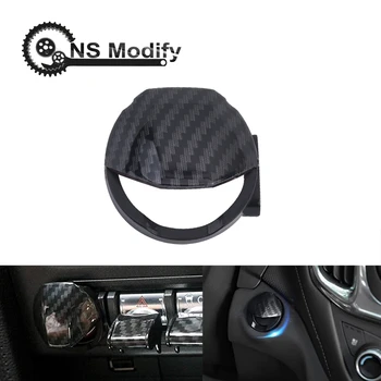 

NS Modify Car Ignition Engine Start Stop Button Switch Button Cover Trim Carbon Fiber For Ford Mustang 2015 2016 2017 2018