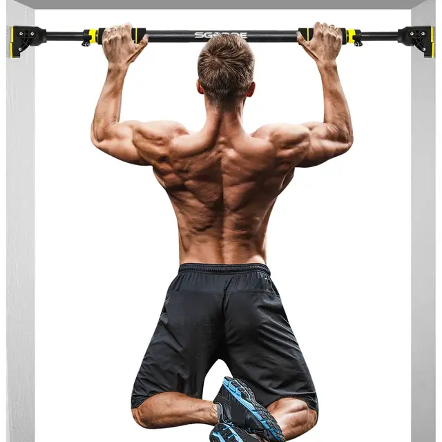 Pull Up Bar Horizontal Portable Multifunctional Indoor Wall Adjustable Exercise Workout 1