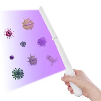 

Foldable UVC Disinfection Stick USB Charging Handheld UV Light Sanitizer Wand LED Germicidal Disinfection UVC Ultraviolet Stick